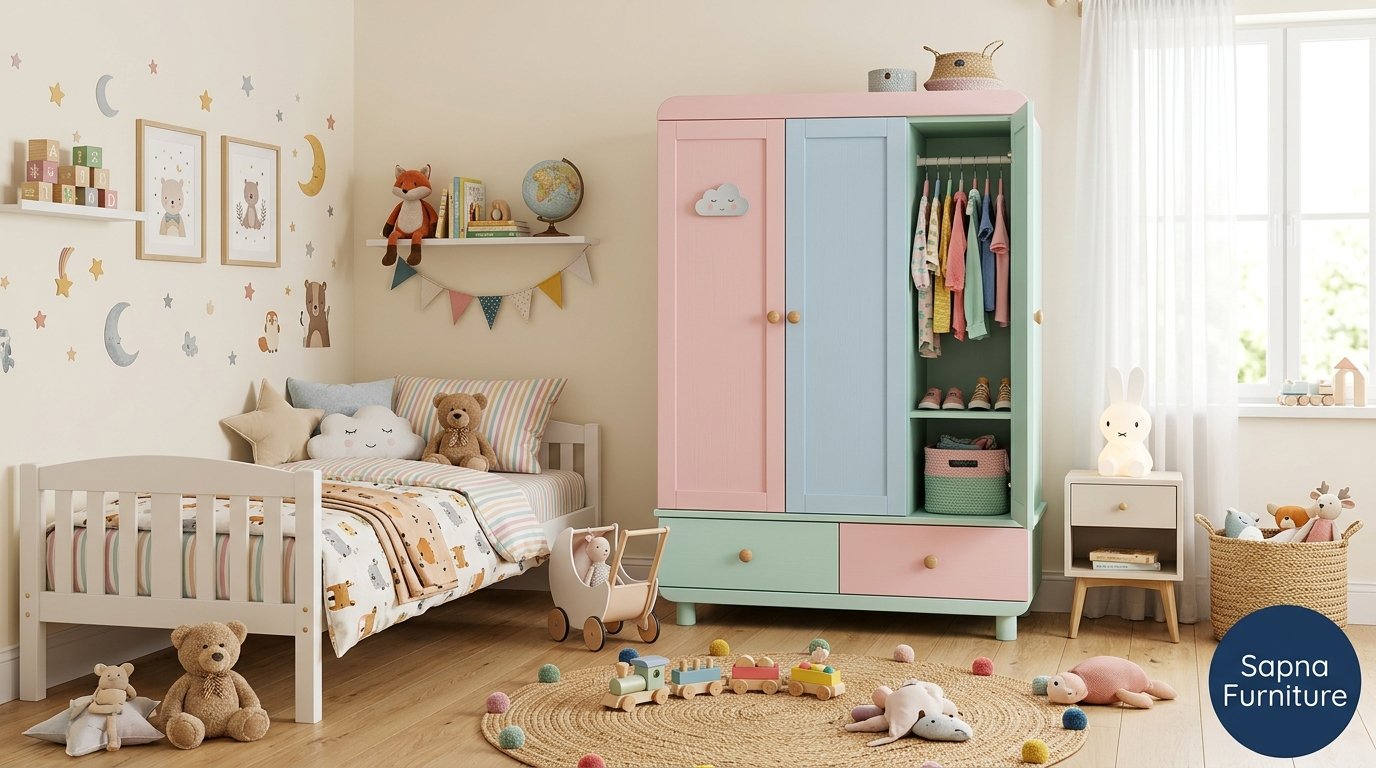 Elegant Glossy Duco Paint Almirah